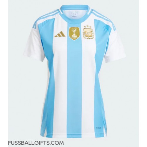 Argentinien Fußballbekleidung Heimtrikot Damen Copa America 2024 Kurzarm